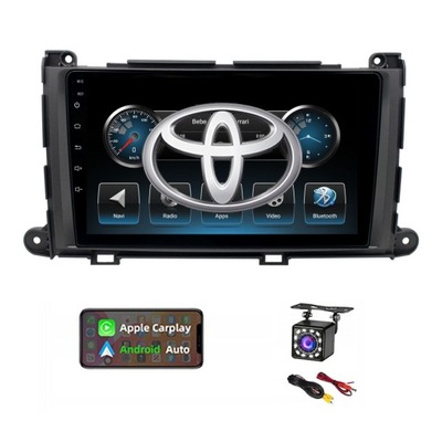 TOYOTA SIENNA 11-14 RADIO 2DIN ANDROID12 4GB  