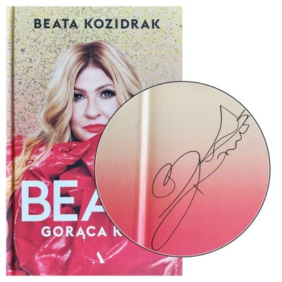 BEATA KOZIDRAK Gorąca Krew autobiografia AUTOGRAF