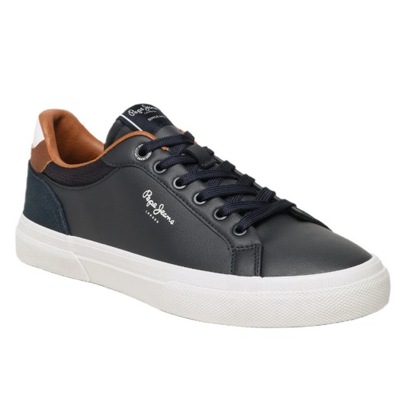 PEPE JEANS SNEAKERSY MĘSKIE KENTON COURT CZARNE 45