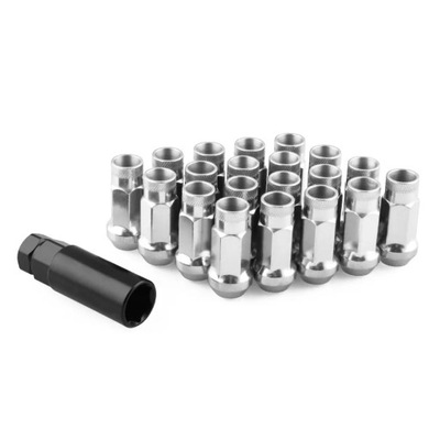 MT V48 AUTO STEEL ACORN RIM EXTENDED OPEN END WHEEL RACING LUG NUTS ~22127  