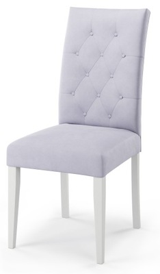 Zestaw 4 krzesła tapicerowane do salonu glamour