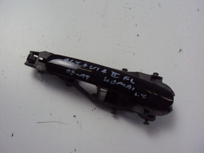 Ручка дверь левый задняя skoda octavia ii lift фото №1