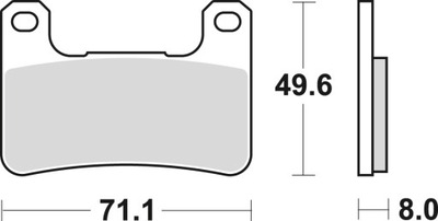 ZAPATAS DE FRENADO PARTE DELANTERA TRW SPIEK SUZUKI GSXR 600 750 04-10, DL 1000 14-  