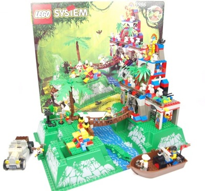 LEGO Lata 90 System 5986 Adventurers Świątynia OLD