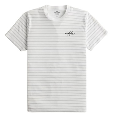 t-shirt HOLLISTER Abercrombie&Fitch koszulka L paski