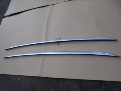 Рейлинги кровельные комплект хром audi q7 рестайлинг  4l0 фото №1