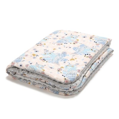 La Millou Kocyk Średniaka Sleepy owls - light grey