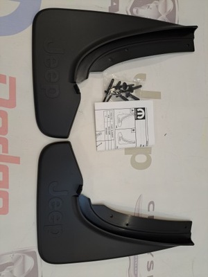 Jeep grand cherokee 14-21 summit брызговики задняя oem nowe mopar logo jeep фото №1