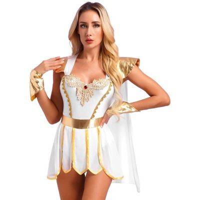 Women Halloween Ancient Roman Toga Costume Party F