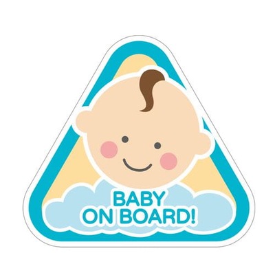 Baby on Board - naklejka