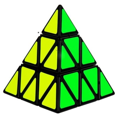 Gra logiczna Pyraminx plastikowa trójkątna 9,5cm