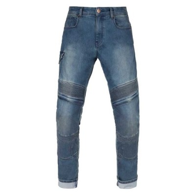 BROGER OHIO WASHED BLUE Spodnie Jeansy