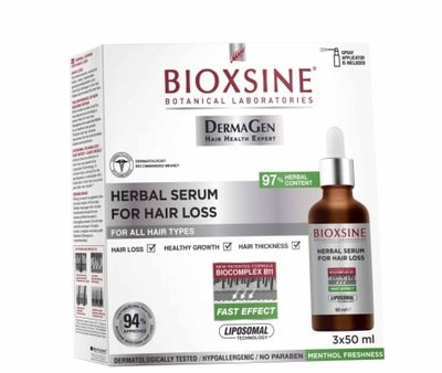 Bioxsine Dermagen serum przeciw wypadaniu włosów 3x 50 ml