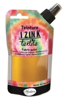 Farba do tkanin 80ml w SPRAYu ZŁOTA GOLD ubrań SHI