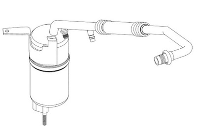 Nrf осушитель кондиционера ford mondeo iii 1.8-3.0 10.00-03.07 фото №1