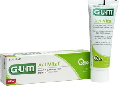 SunStar GUM ActiVital pasta zębów 1450 ppm fluor
