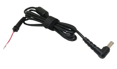 Kabel wtyk DC 4,4/6.5 19,5V 5,13A czarny do zasila