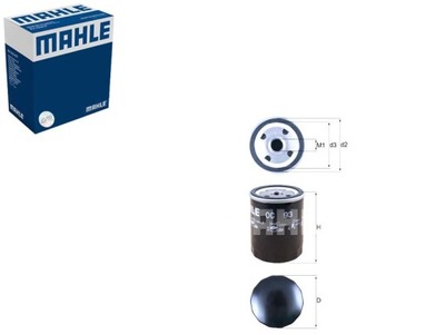 FILTRO OPEL MAHLE  