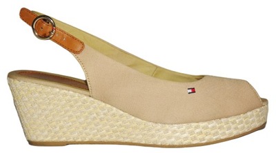 Tommy Hilfiger Sandały Espadryle Koturn 41 26,5 cm