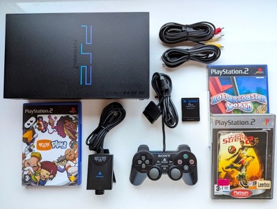 KONSOLA PLAYSTATION 2 PSX PS2 SCPH-30004 + PAD + GRA * Retro_Fanatic nr.1