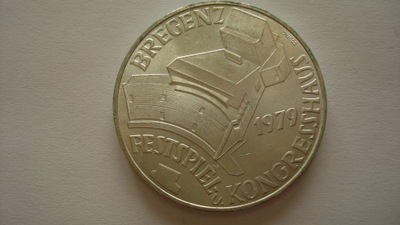 Austria 100 szylingów 1979 Bregenz stan 1