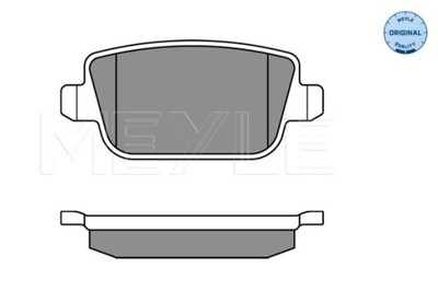 MEYLE КОЛОДКИ HAM. FORD T. FOCUS/GALAXY/KUGA/MONDEO/S-MAX 06-15