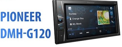 PIONEER DMH-G120 radio 2-DIN USB AUX MP3 WMA przekątna ekranu 6,2 cala SALE