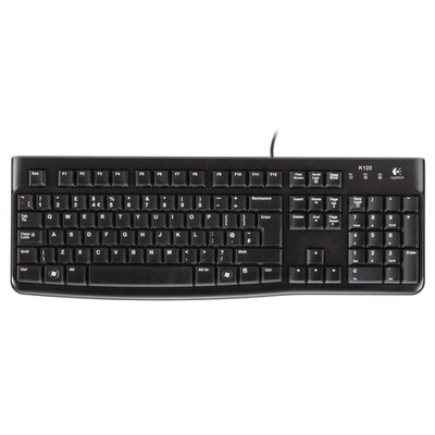 Klawiatura Logitech K120 Keyboard czarna USB