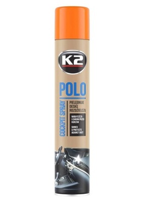 K2 POLO COCKPIT 750ML DO KOKPITU PLAK BRZOSKWINIA