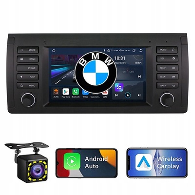 BMW 5 E38 E39 X5 E53 M5 RADIO ANDROID CARPLAY GPS  