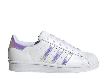 Buty Dziecięce adidas FV3139 SUPERSTAR Niebieskie 36