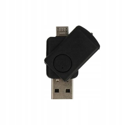 Czytnik kart Micro SD na USB i OTG micro USB
