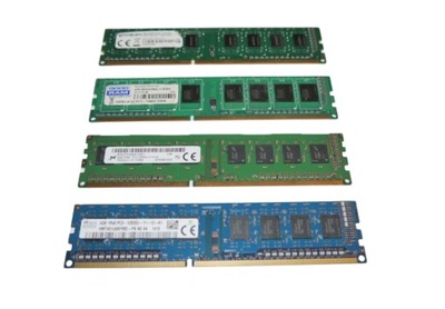 PAMIĘĆ RAM DIMM PC DDR3 4GB 1600Mhz RÓŻNE MARKI