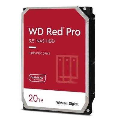 Dysk HDD WD Red Pro WD201KFGX 20 TB 3.5'' 512 MB 7200 obr/min