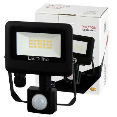 NASWIETLACZ HALÓGENO DIODO LUMINOSO LED PHOTON 10W 4000K 1000LM LEDLINE SENSOR MOVIMIENTO  