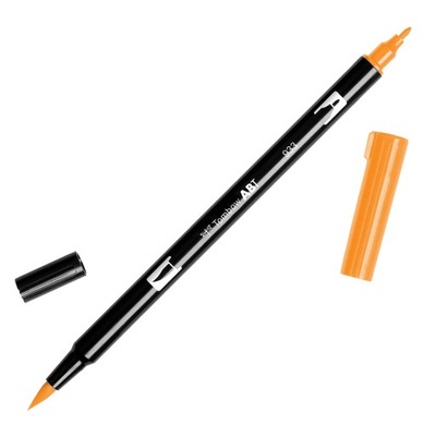 Flamaster dwustronny Brush Pen Orange Tombow