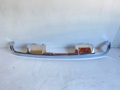 Спойлер захист бампера задня задня хром mercedes glk 204 x204 lift фото №1