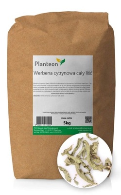 Werbena cytrynowa cały liść 5kg