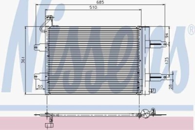 Радиатор кондиционера с осушитель skoda vw фото №1