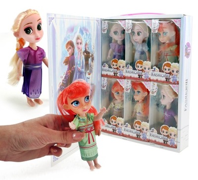 LALECZKI KRAINA LODU Frozen Anna i Elsa 6 szt.