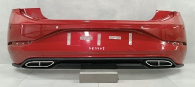 Бампер задняя задний volkswagen vw polo 6 vi 2gs r-line lift 21- фото №1