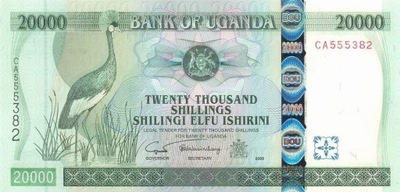 UGANDA 20000 Shillings 2005 P-46b UNC