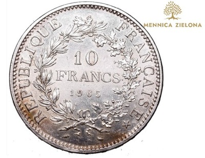 Srebrna moneta 10 franków Herkules