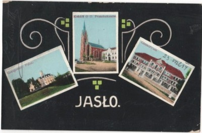Jasło - Pałac, Kościół i Gimnazium