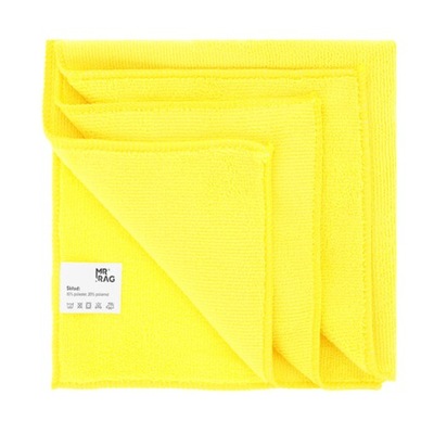 MR RAG 40x40cm YELLOW 380GSM mikrofibra żółta