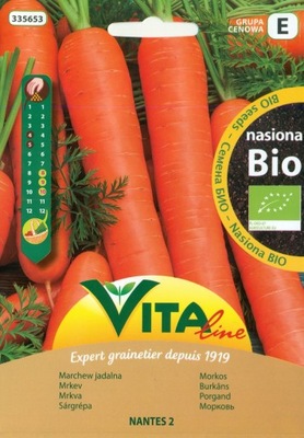 Nasiona marchwi BIO 5g - Vita Line