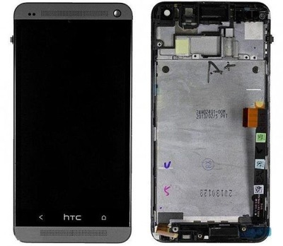 Oryginalny wyświetlacz ramka ekran dotykowy HTC M7 CZARNY