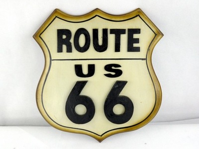 Szyld drewniany Route U.S 66