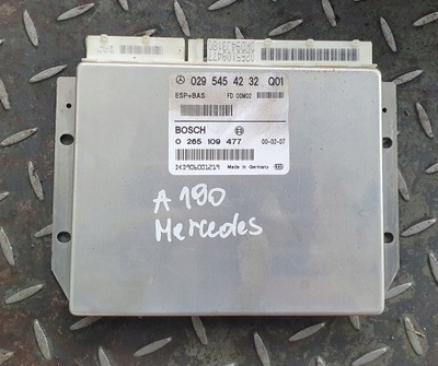 Блок керування esp mercedes a190 0265109477 фото №1