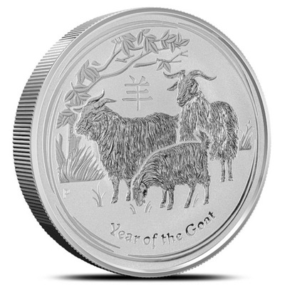 Lunar II: Rok Kozy 2015 - moneta 2 uncje srebra